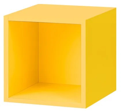 Boxie dulap de perete deschis 40x40x37 cm galben