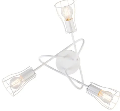 Lustră aplicată OXFORD 3xE27/15W/230V albă