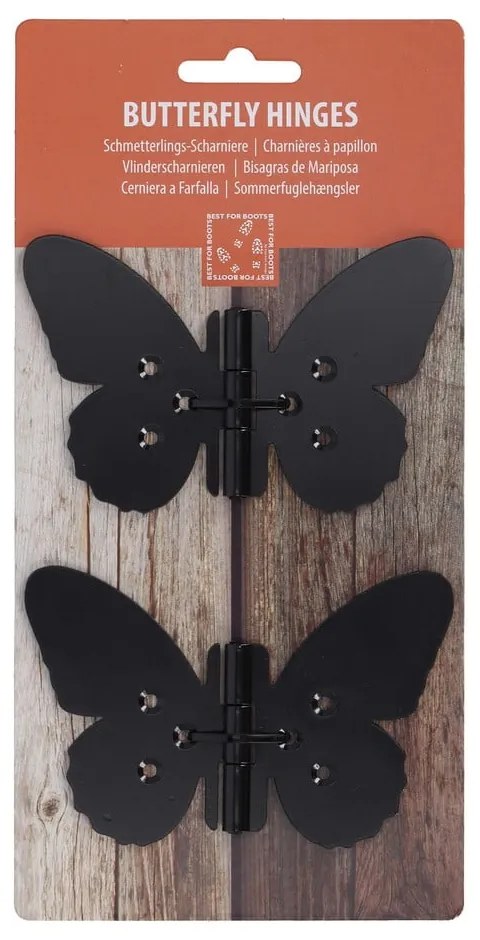 Balamale pentru ușă 4 buc. din metal Butterfly – Esschert Design
