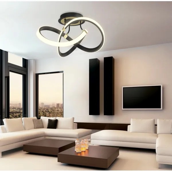 Lustră LED dimabilă aplicată Wofi 9134-104 INDIGO LED/44W/230V