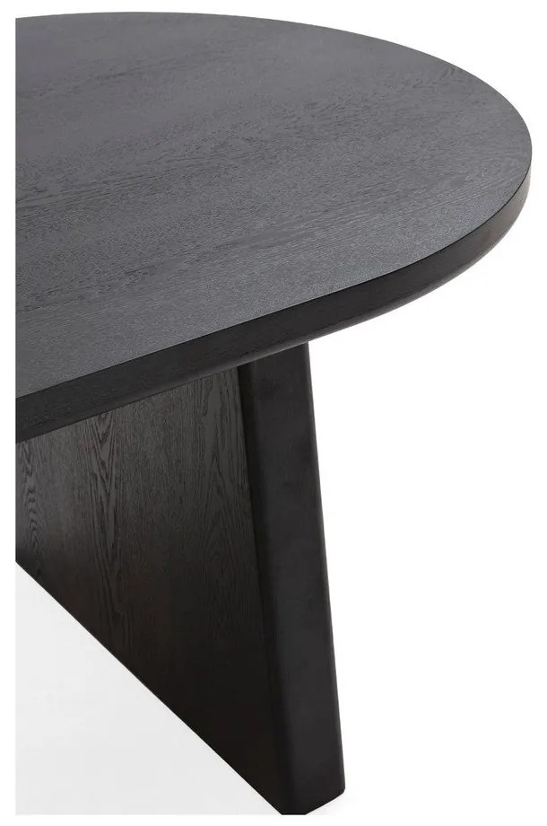 Masă de dining cu aspect de lemn de frasin 100x200 cm Blair – MOME