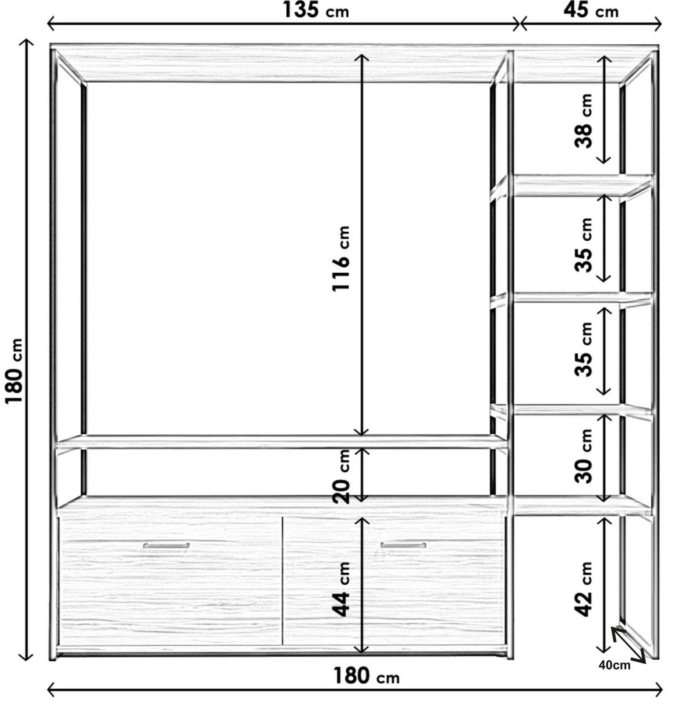 Mobilier living Nathan (Nuc). 1072433