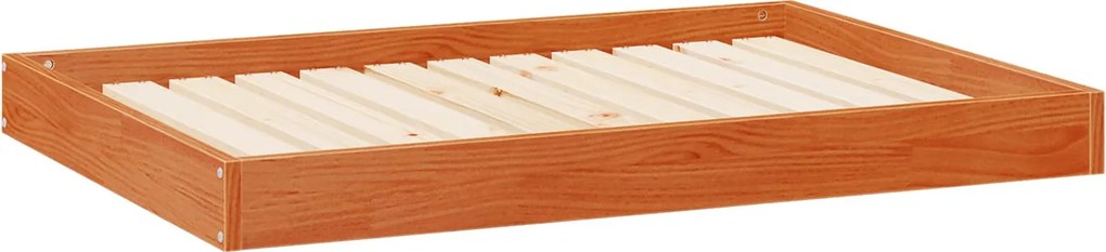 vidaXL Pat pentru câini Maroniu cerat 101,5 x 74 x 9 cm