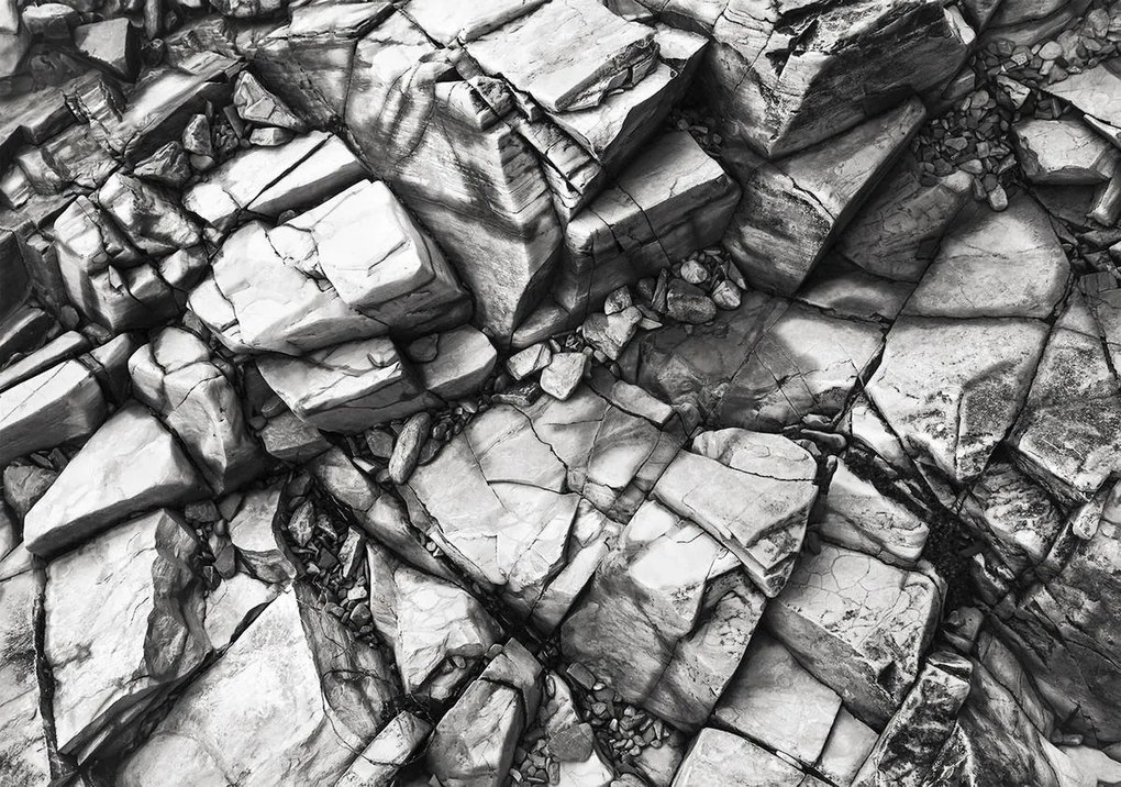 Fototapet - Pietre argintii (152,5x104 cm)