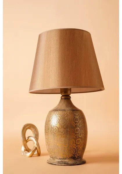 Lampă de masă RAMZES 1xE27/40W/230V maro