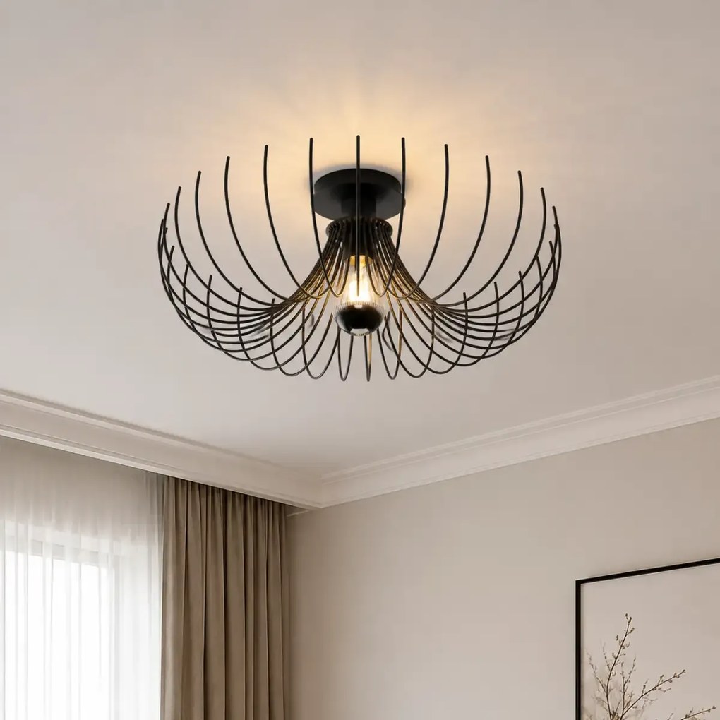 Lustra  negru homs ro11188