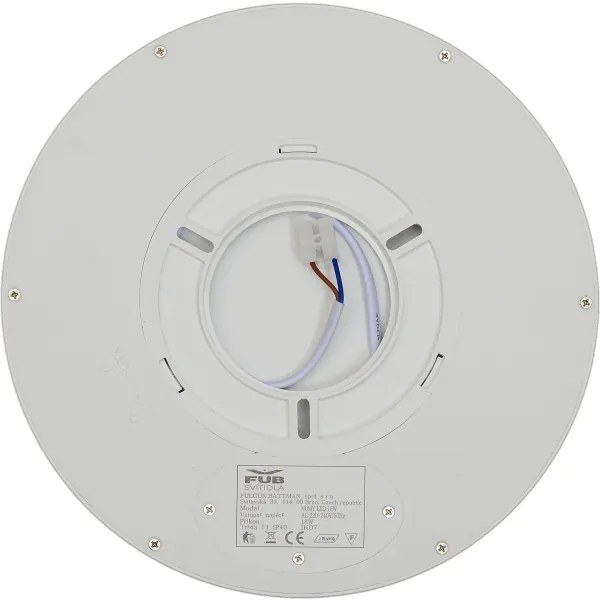 Plafonieră LED Fulgur 41810 NOMY LED/18W/230V d. 23 cm alb