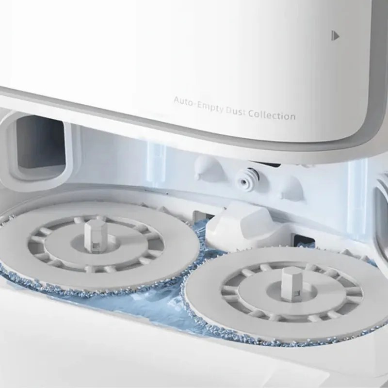 Robot aspirator Dreame L10 Ultra, 5300 Pa, 5200 mAh, 75W, Pana la 200 m², Cartografiere 3D, Senzor LDS, Statie de incarcare, Autonomie pana la 210 min, Alb