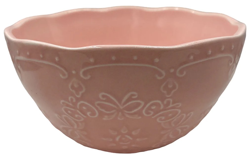 Bol ceramica Marie 10x5cm, Roz