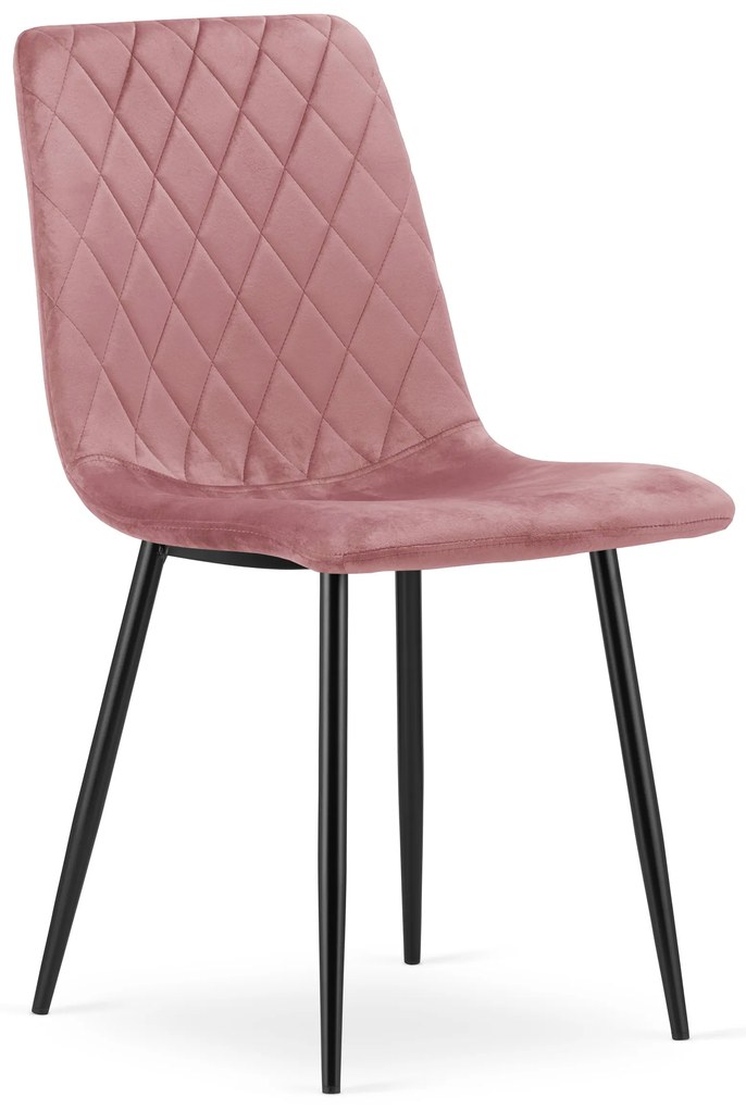 Scaun Bucatarie/Dining Clay Catifea Roz
