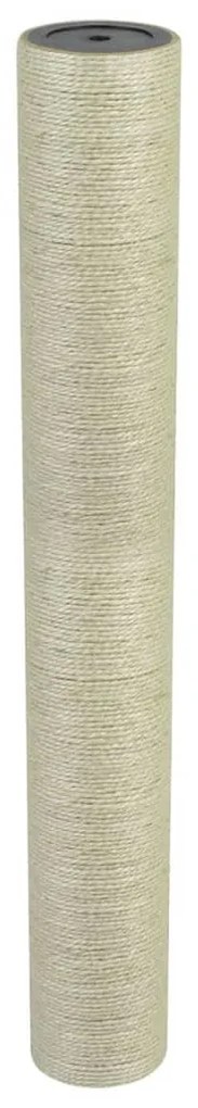 vidaXL Ansamblu de joacă pentru pisici, 8x60 cm, 8 mm Bej
