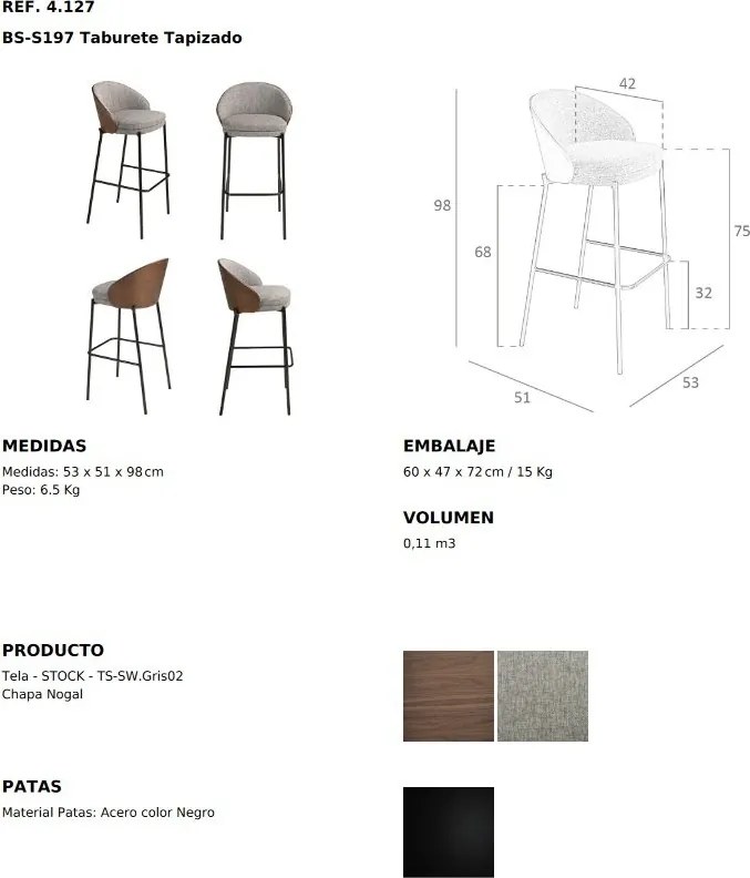 Scaun de bar avangardist si modern design italian Style