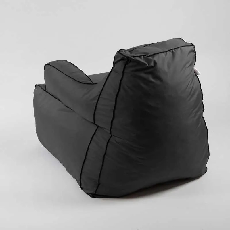 Fotoliu Player Mini Pufrelax, Material Impermeabil - Gri inchis