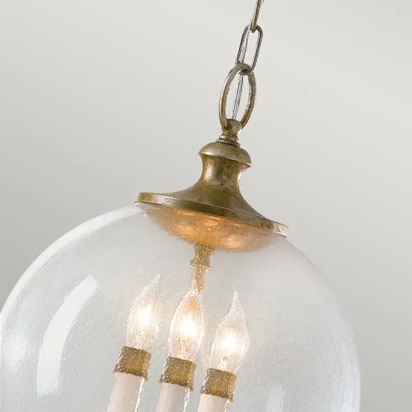 Lustră pe lanț ARGENTO 3xE14/60W/230V Elstead FE-ARGENTO-P