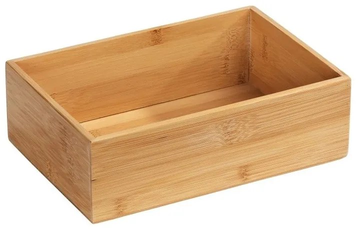 Cutie de depozitare din bambus Wenko Terra, lățime 22 cm