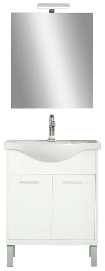 Mobilier complet de baie Nerva Prime 65 alb