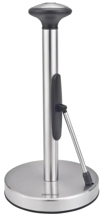 Suport pentru hartie de bucatarie Kinghoff KH 1955, 36,5 cm, Otel inoxidabil, Argintiu