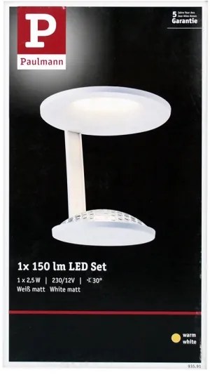 Paulmann 93591 - LED/2,5W Plafonieră GLINT 230V