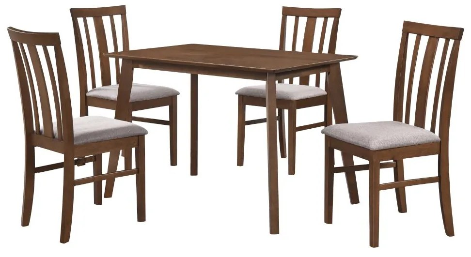 Set mobilier sufragerie Republica (nuc + bej) (pentru 4 persoane). 1116489