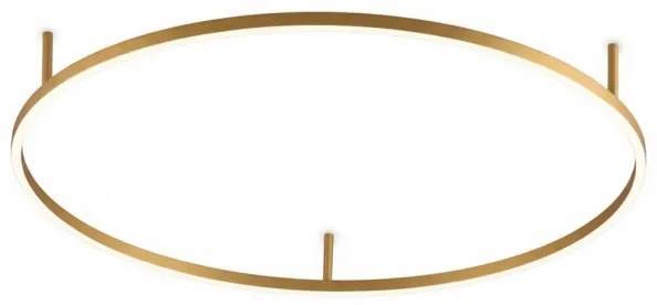 Ideal Lux - Plafonieră ORACLE SLIM LED/29W/230V 3000K Ø 50 cm auriu
