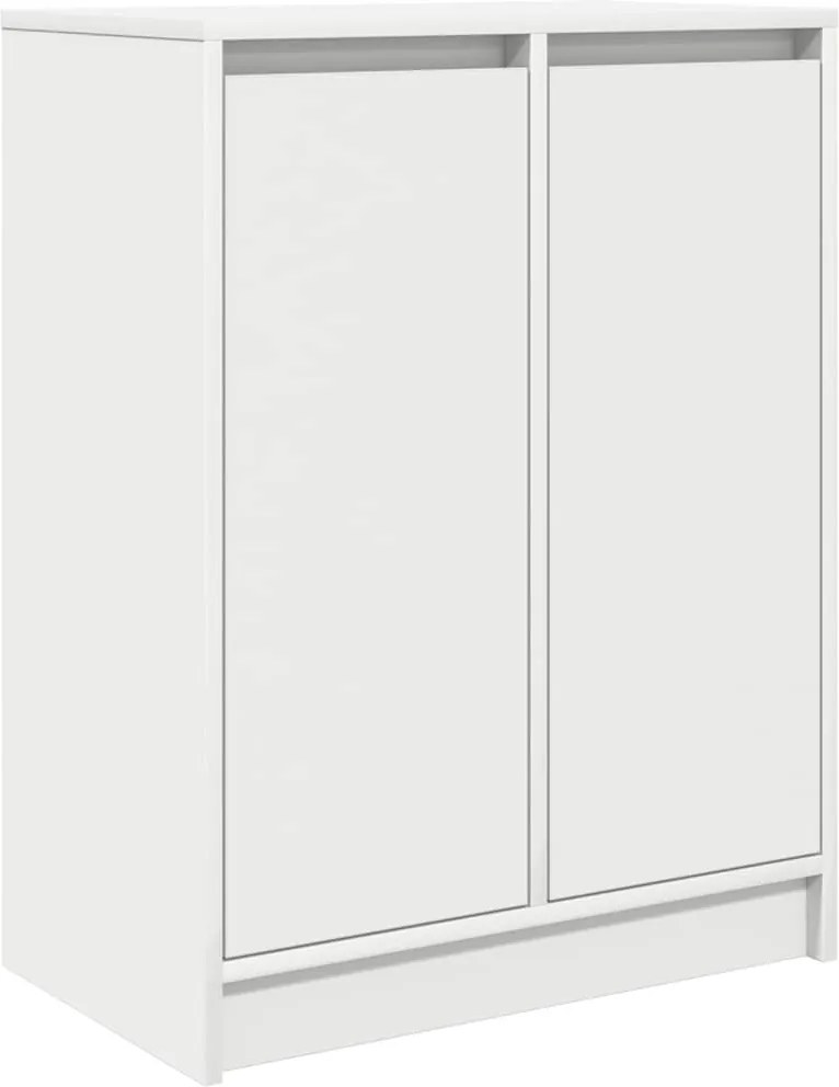 vidaXL Bufetă albă 57x34x76 cm din lemn prelucrat