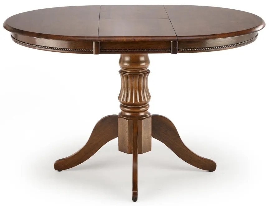 Masa extensibila William nuc - L90/124 x l90 x h75 cm