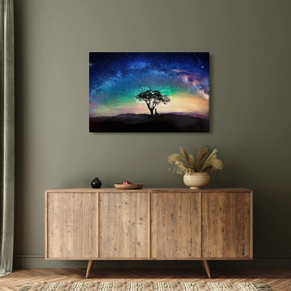 Tablou - Relaxare sub stele (90x60 cm)