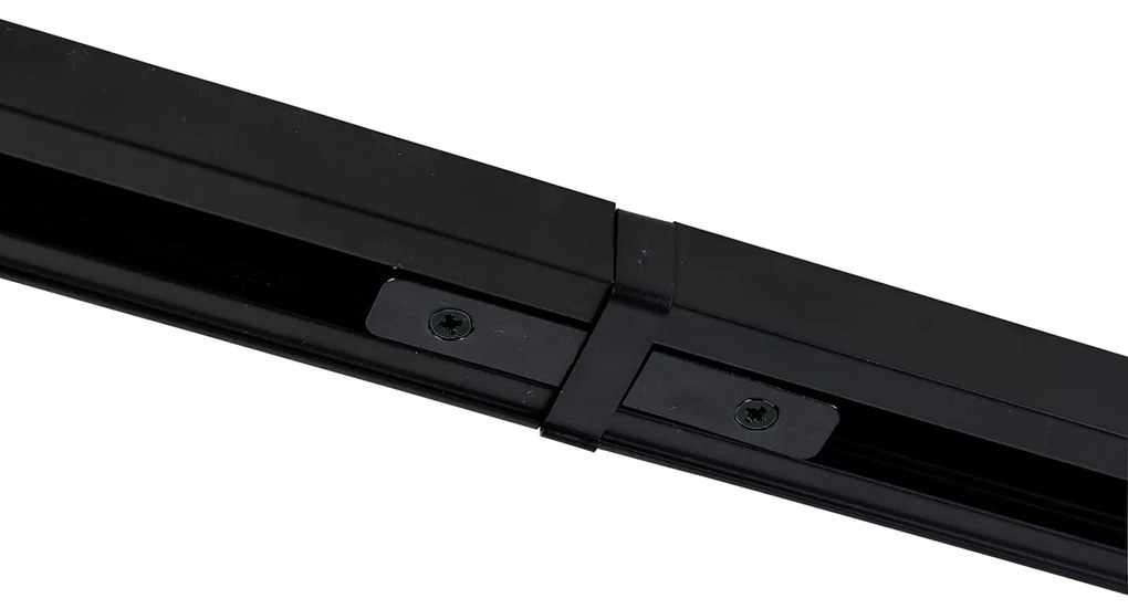 Sistem de șine modern negru cu 4 lumini monofazate - Yade