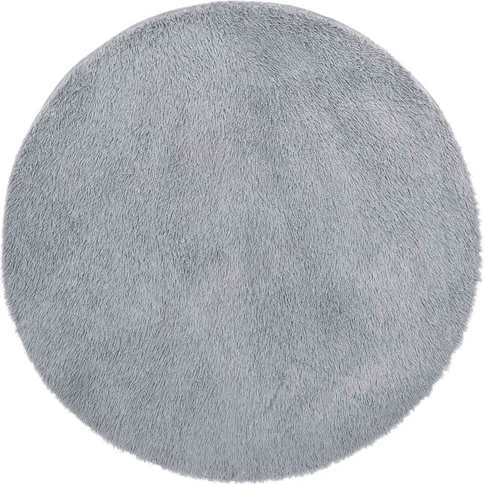 vidaXL Covor shaggy cu pom înalt, NAVARRA, gri deschis, 200x200 cm