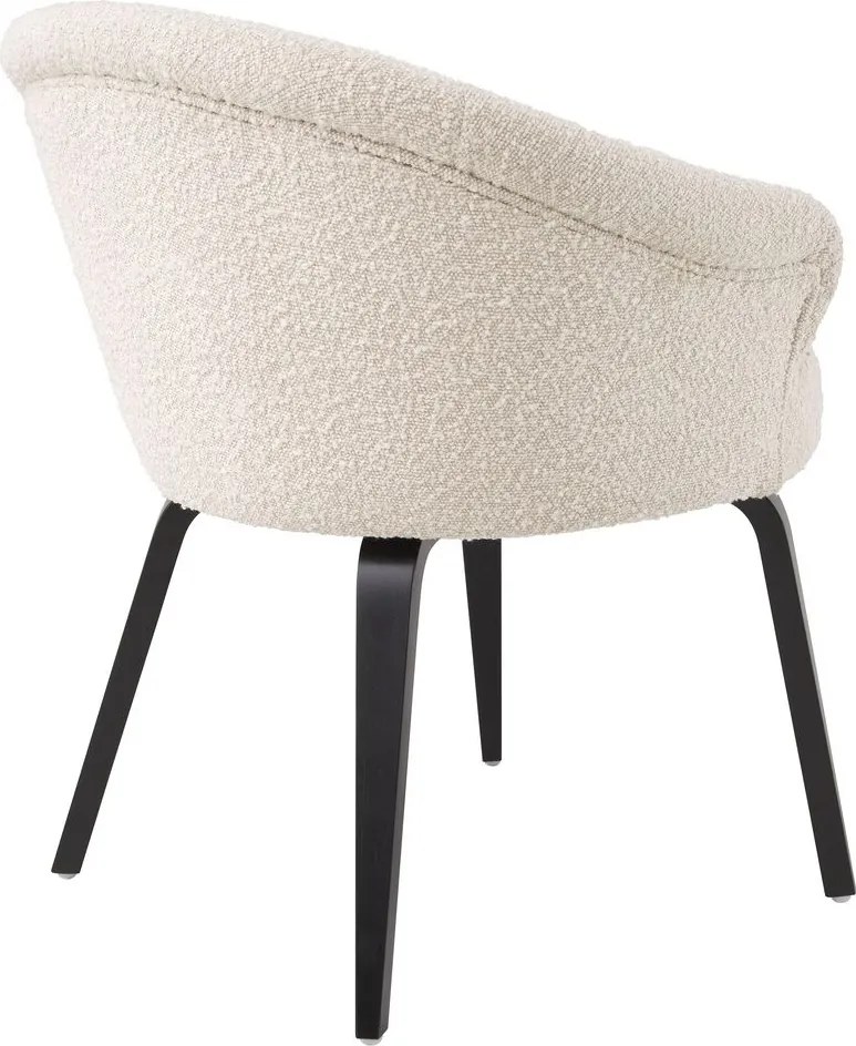 Scaun design elegant LUX Moretti, boucle crem 115038 HZ