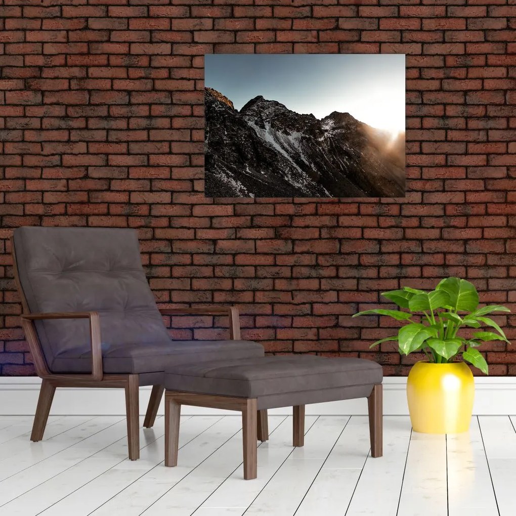 Tablou - Lanț de munți stâncos (70x50 cm)