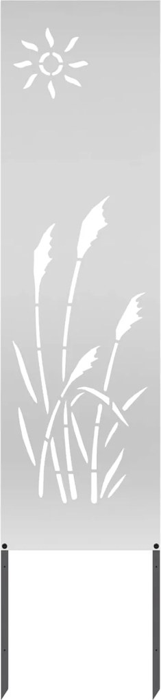 vidaXL Ecran de intimitate pentru grădină Argintiu 32 x 140 cm