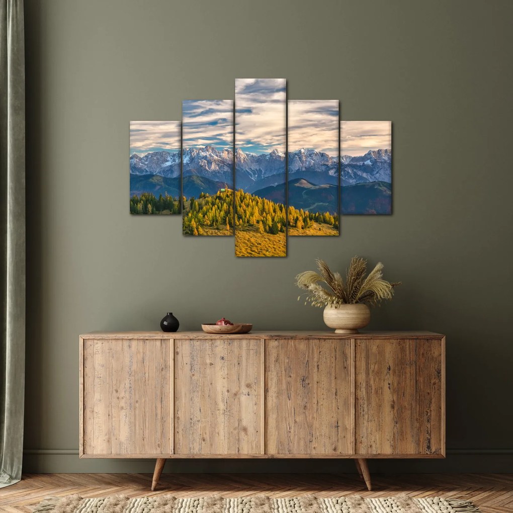 Tablou - panorama montană (150x105 cm)