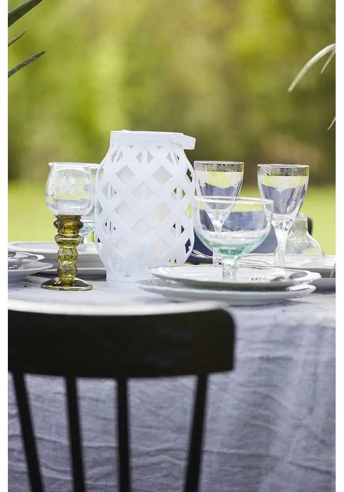 Felinar Star Trading Flame Lantern, înălțime 23 cm, alb