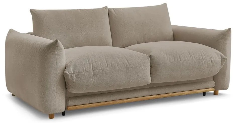 Canapea bej extensibilă 234 cm Ernest – Bobochic Paris