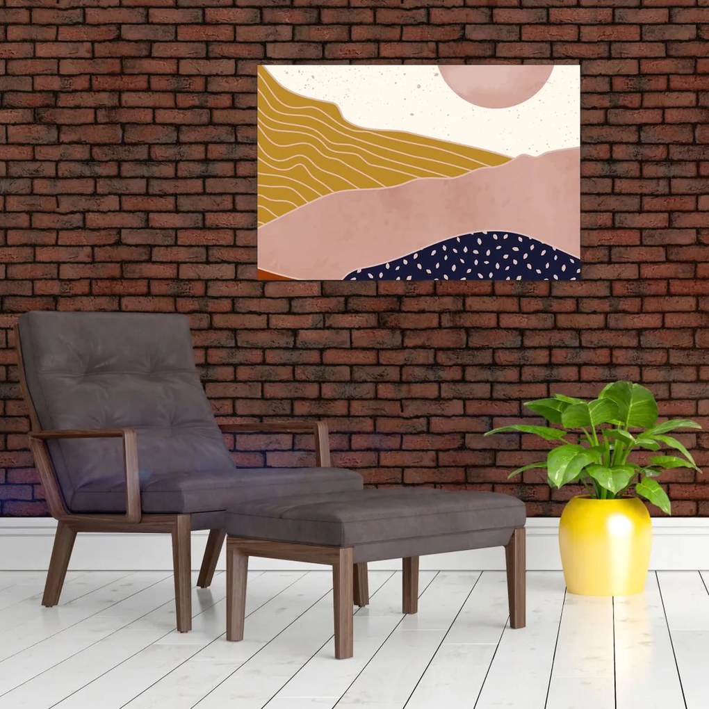 Tablou - Muntele de design Spacefrog N⁰3 (90x60 cm)