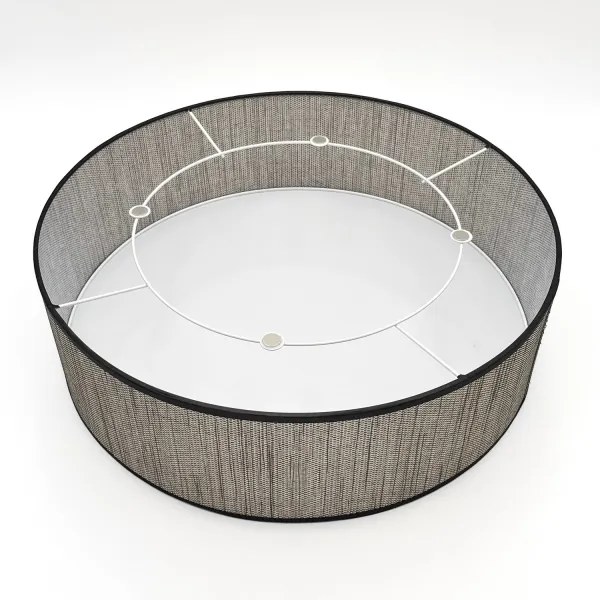 Plafonieră SIRJA, 2 x E27, 15 W, 230 V, Ø 45 cm, maro