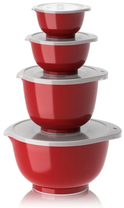 Boluri roșii 4 buc. ø 23 cm Margrethe – Rosti