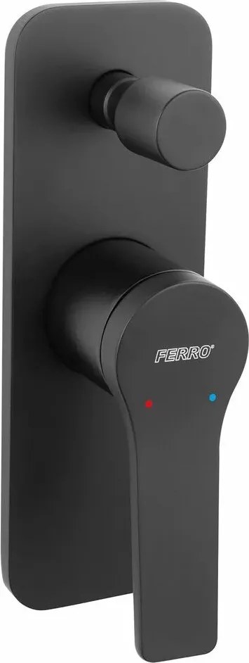 Baterie cada - dus incastrata Ferro Stratos negru