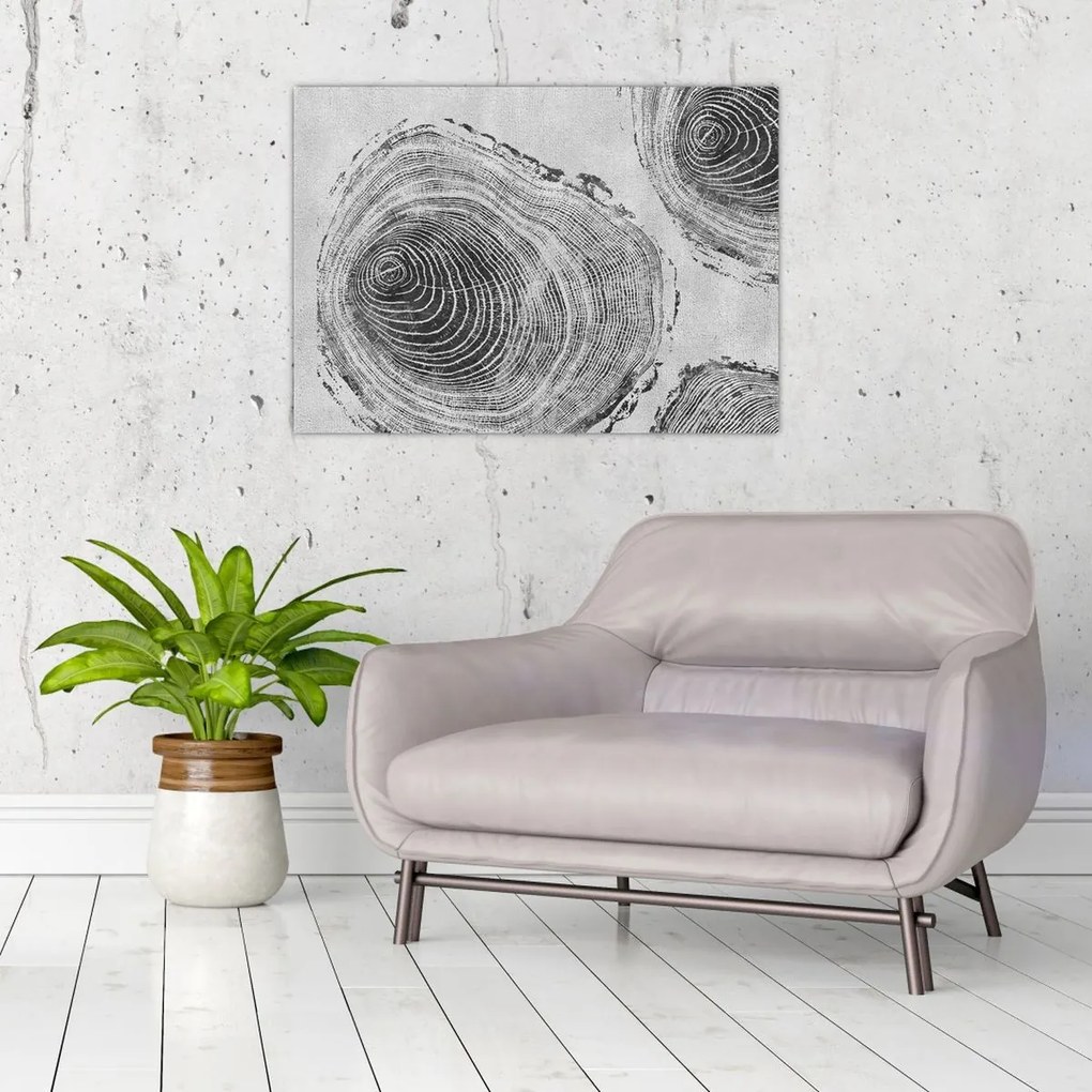 Tablou pe sticlă - Motivul copacului (70x50 cm)