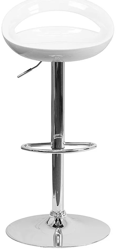 2 buc scaune de bar Kitti-alb