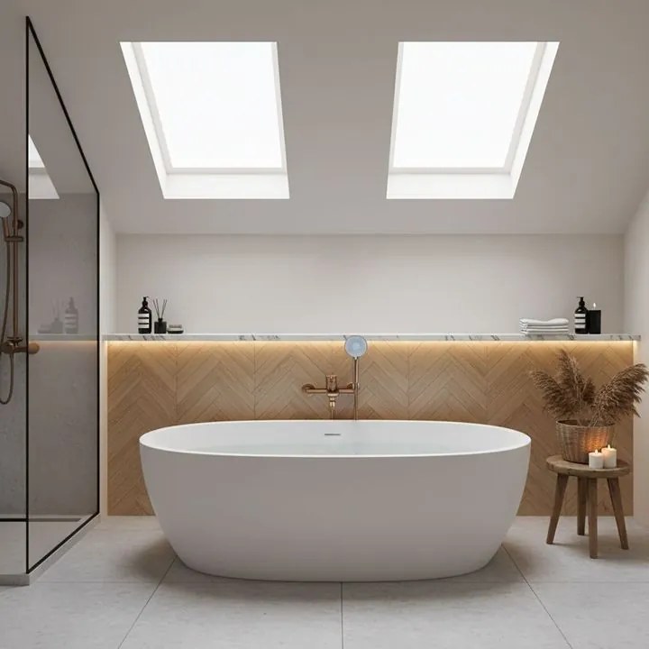 Baterie cada REA DROP cupru periat