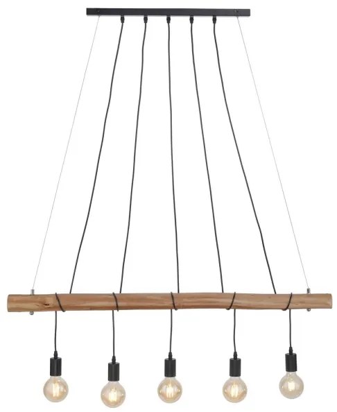 Leuchten Direkt 15515-18 - Lustră pe cablu DAMIAN 5xE27/60W/230V