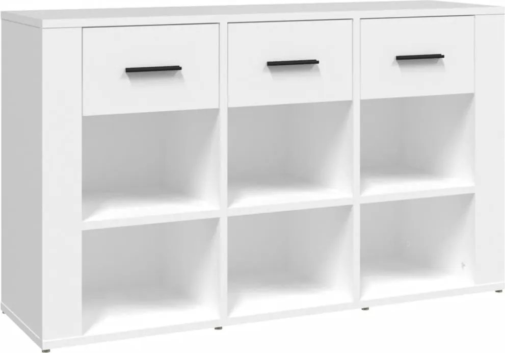 vidaXL Servantă, alb, 100x30x59,5 cm, lemn compozit