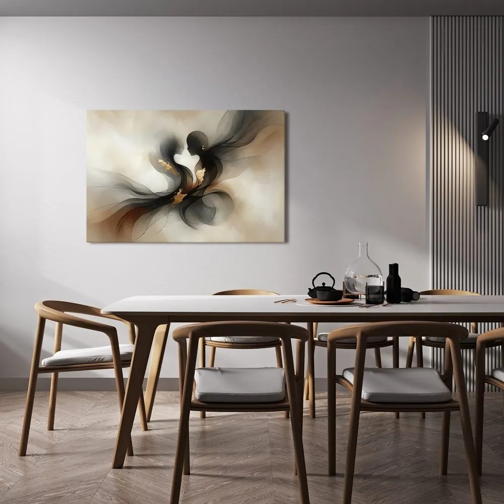 Tablou abstracție dansantă în mișcare