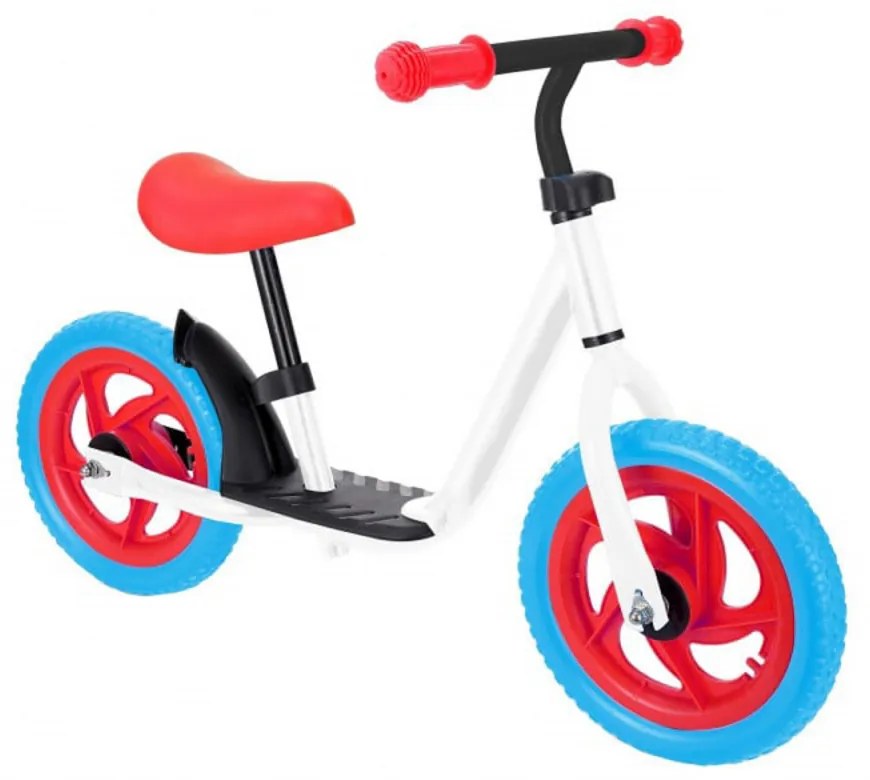 Bicicleta pedagogica fara pedale pentru copii NOVOKIDS™ Splend'Or Balance Bike 124, Cu platforma, Roti 12" inch, 1-5 ani, Maxim 30 kg, Cadru otel,