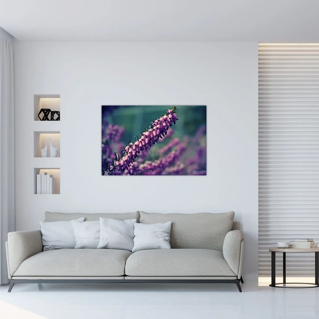 Tablou cu floare violetă (90x60 cm)