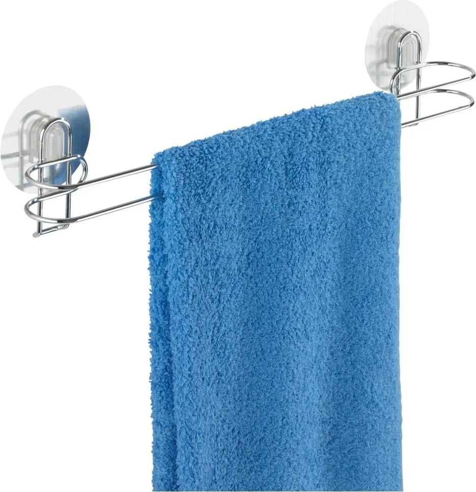 Suport autoadeziv pentru prosoape Wenko Static-Loc 45 cm