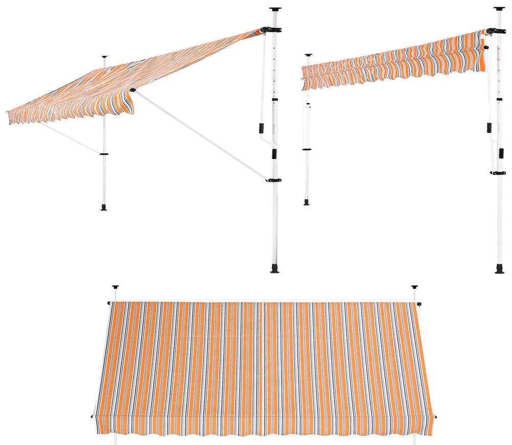 Deuba Copertina portocaliu-albastru - 400cm