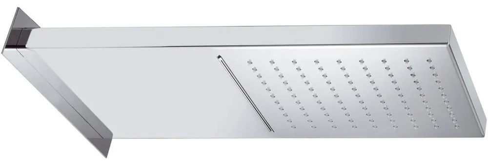 Cap de duș argintiu lucios din oțel inoxidabil – Sapho